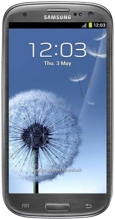 Смартфон Samsung Galaxy S3 GT-I9300 16Gb Titanium grey - Краснокаменск